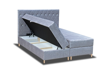 Sypialnia Łóżko Krzyś 120x200 (noga drewniana)