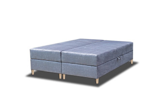 Sypialnia Łóżko Karol 140x190 bez zagłówka (noga drewniana)