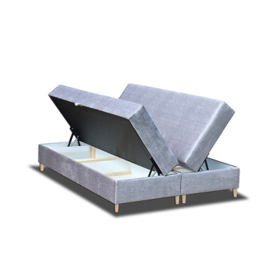 Sypialnia Łóżko Karol 130x180 bez zagłówka (noga drewniana)