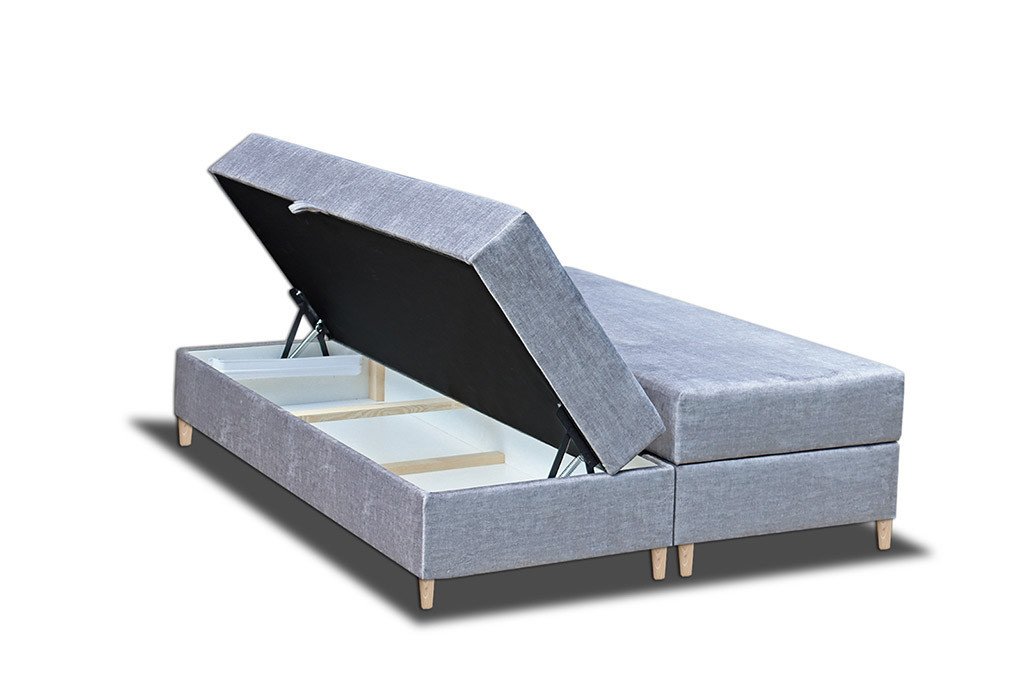 Sypialnia Łóżko Karol 170x200 bez zagłówka (noga drewniana)