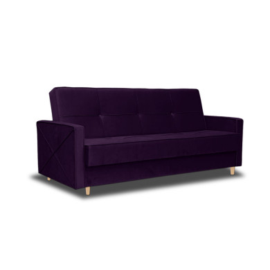 Kanapa Kasia 200 (Noga Drewno) - Boki 5 cm